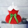 Christmas Dog Dresses For Small Dog Clothes Christmas Cat Pet Dress Fancy Princess Puppy Dress Festival Apparel